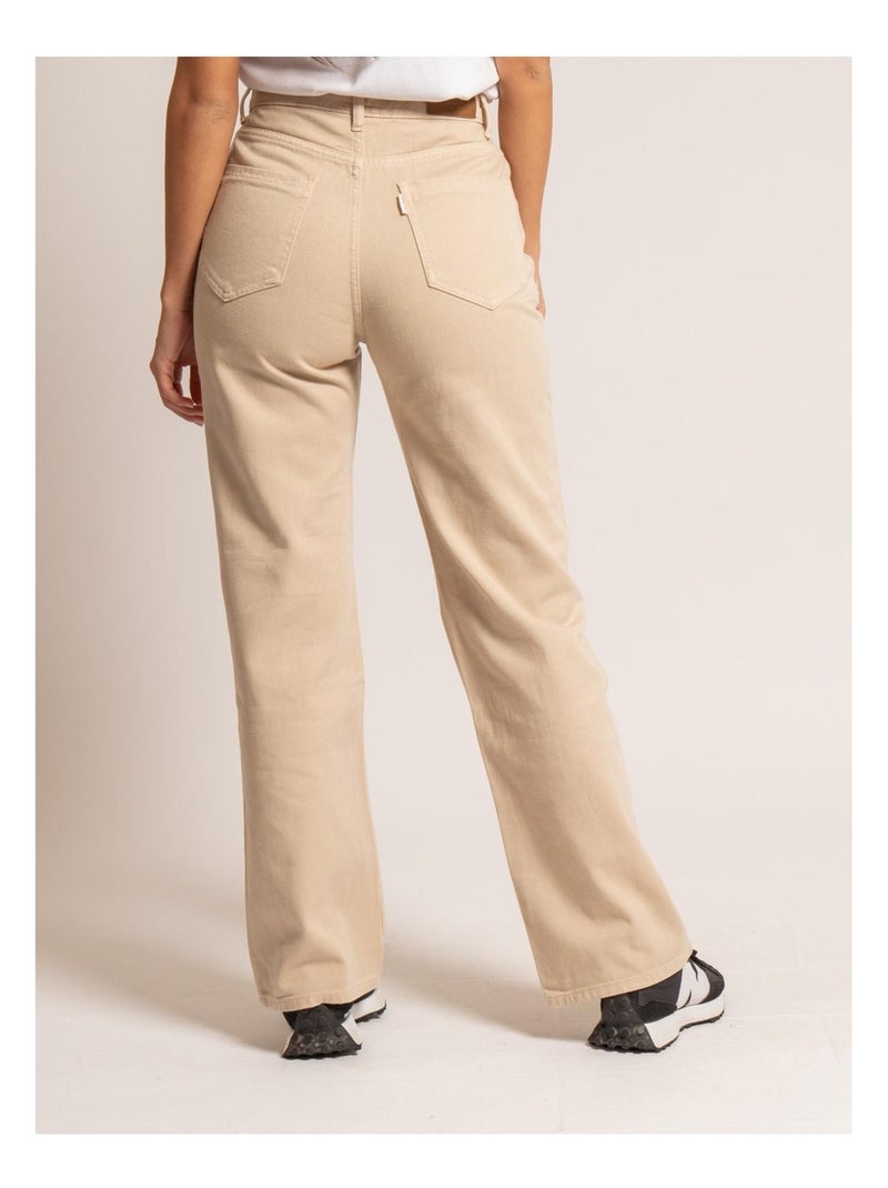 Pantalone taglio dritto ERAM Beige - Kiabi