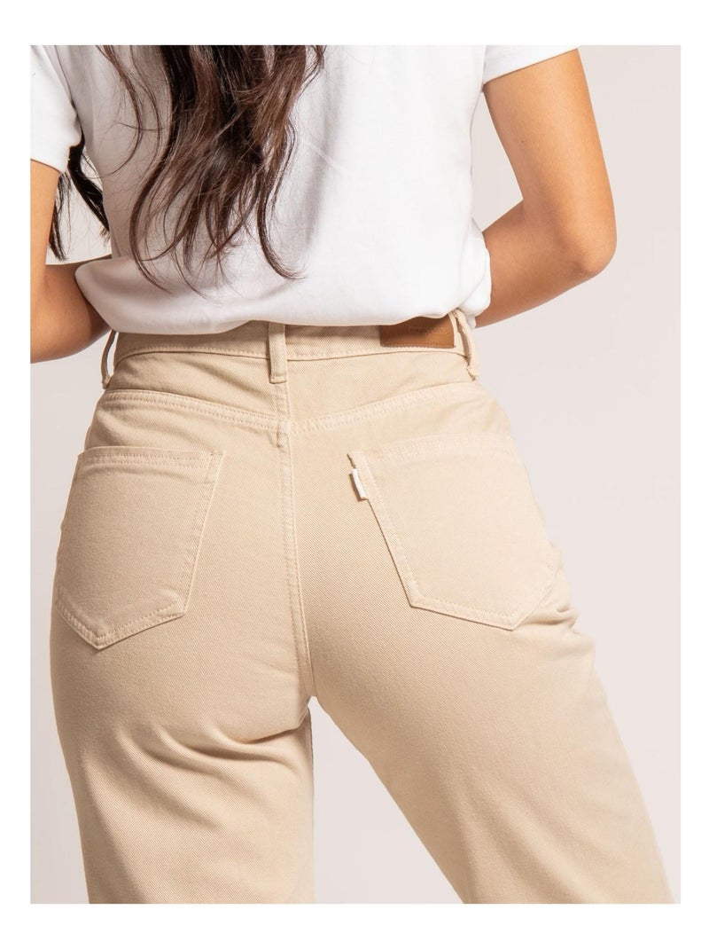 Pantalone taglio dritto ERAM Beige - Kiabi