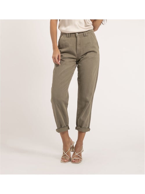 Pantalone taglio mom EZEL - Kiabi