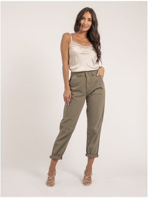 Pantalone taglio mom EZEL - Kiabi