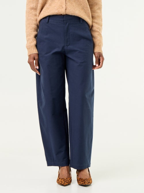 Pantalone tinta unita a gamba larga - Kiabi