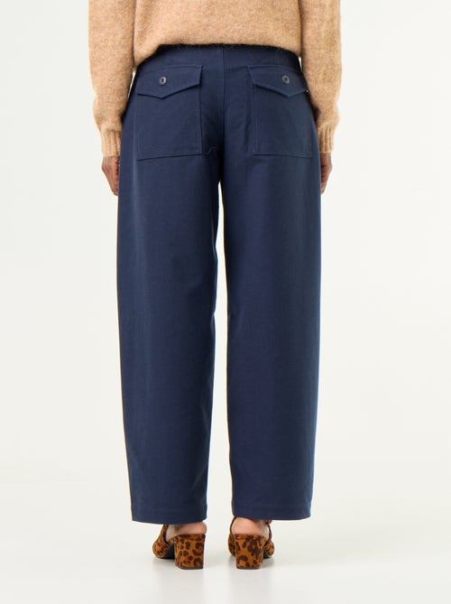 Pantalone tinta unita a gamba larga - Kiabi
