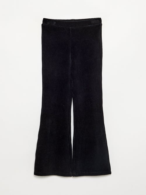 Pantalone tinta unita in velluto a coste - Kiabi Pantalone tinta unita in velluto a coste - Kiabi