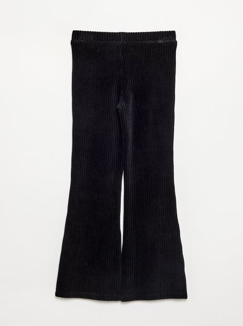 Pantalone tinta unita in velluto a coste - Kiabi Pantalone tinta unita in velluto a coste - Kiabi