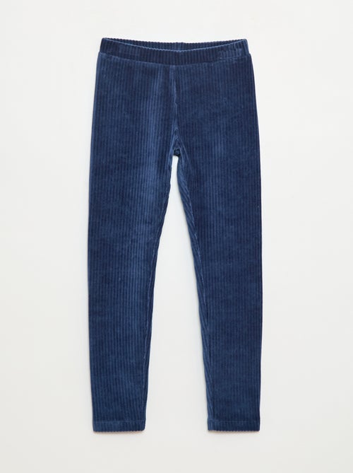 Pantalone tinta unita in velluto a coste spesso - Kiabi