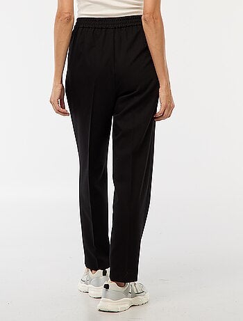 Pantalone tipo jogger tinta unita