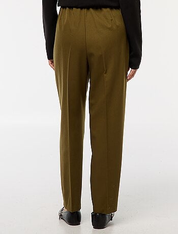 Pantalone tipo jogger tinta unita
