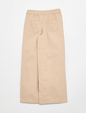 Pantalone wide leg - taglio aderente