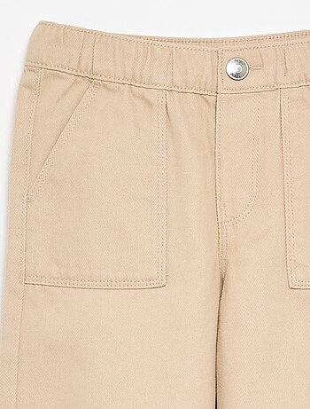 Pantalone wide leg - taglio aderente