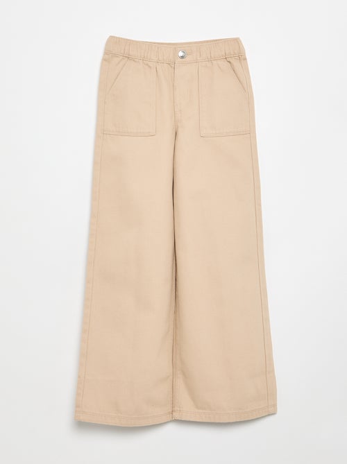 Pantalone wide leg - taglio aderente - Kiabi Pantalone wide leg - taglio aderente - Kiabi
