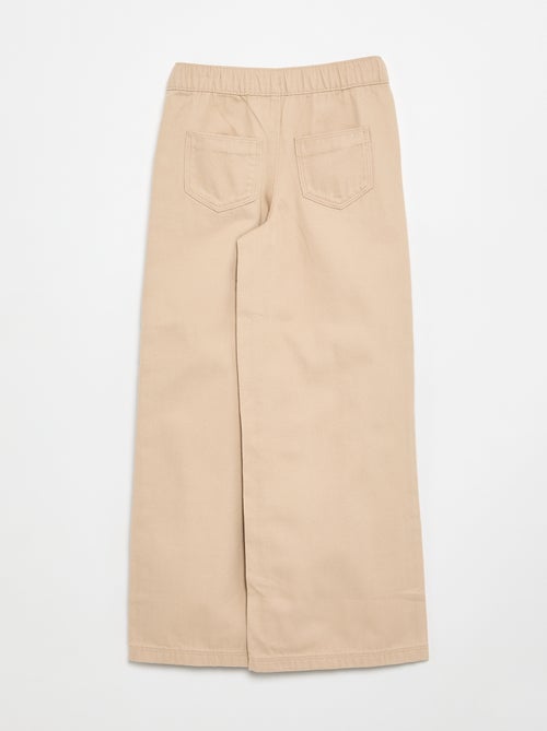 Pantalone wide leg - taglio aderente - Kiabi Pantalone wide leg - taglio aderente - Kiabi