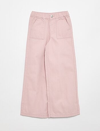 Pantalone wide leg - taglio aderente
