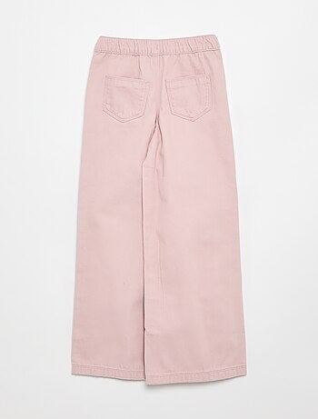 Pantalone wide leg - taglio aderente