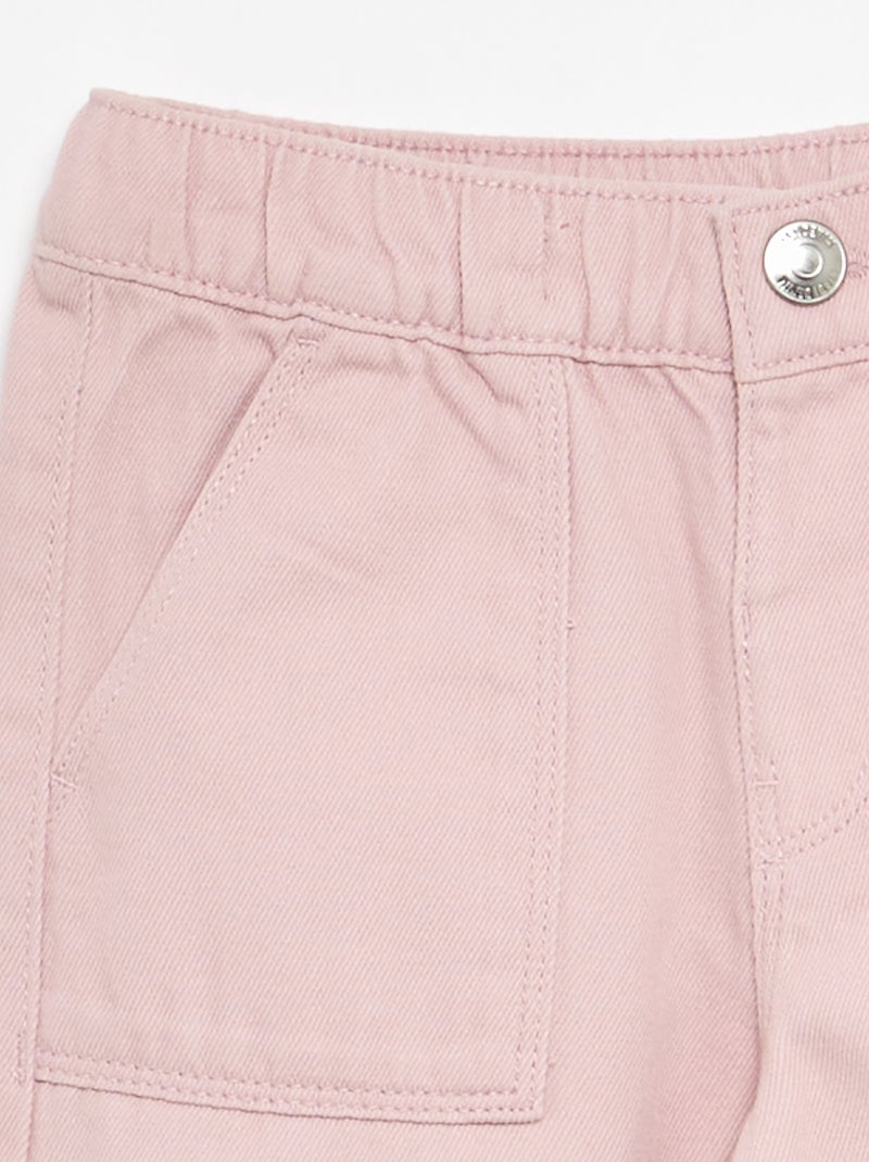 Pantalone wide leg - taglio aderente Viola - Kiabi