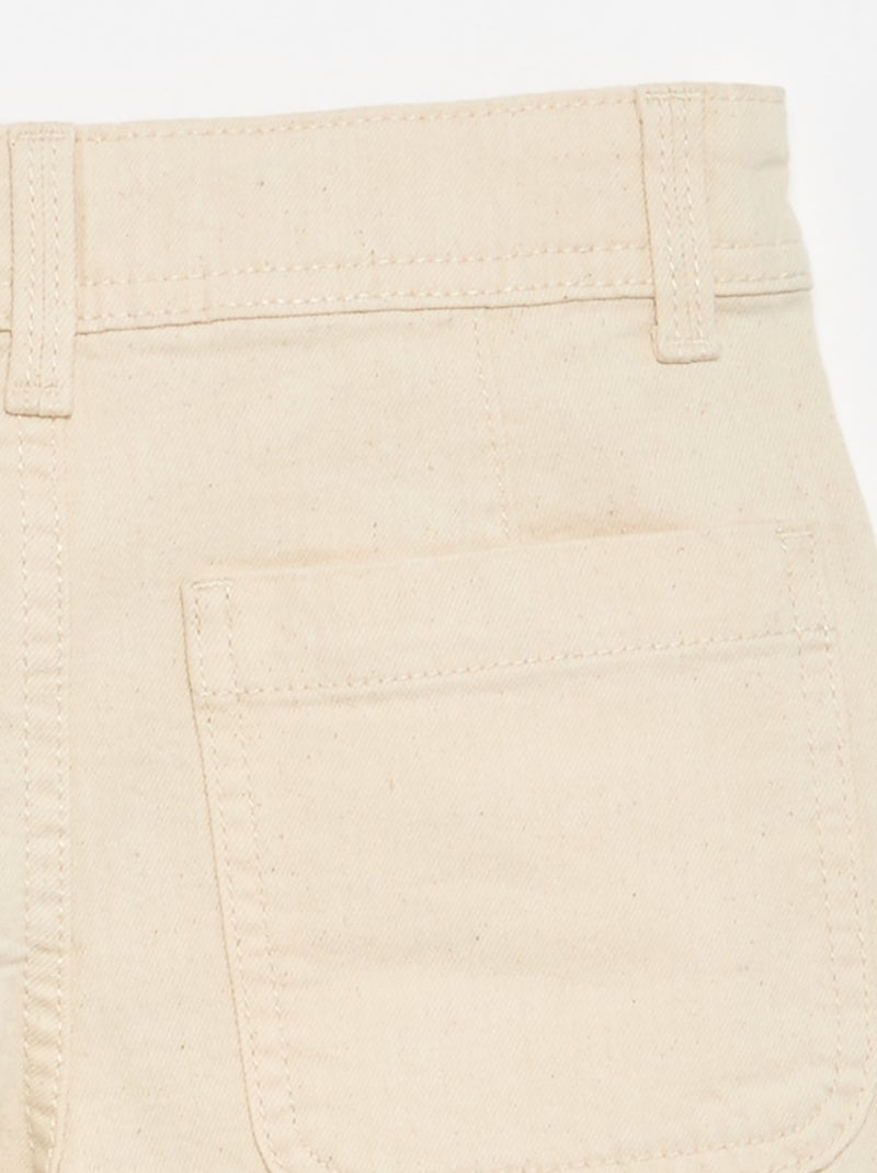 Pantalone wide leg fit / taglio ampio Bianco - Kiabi