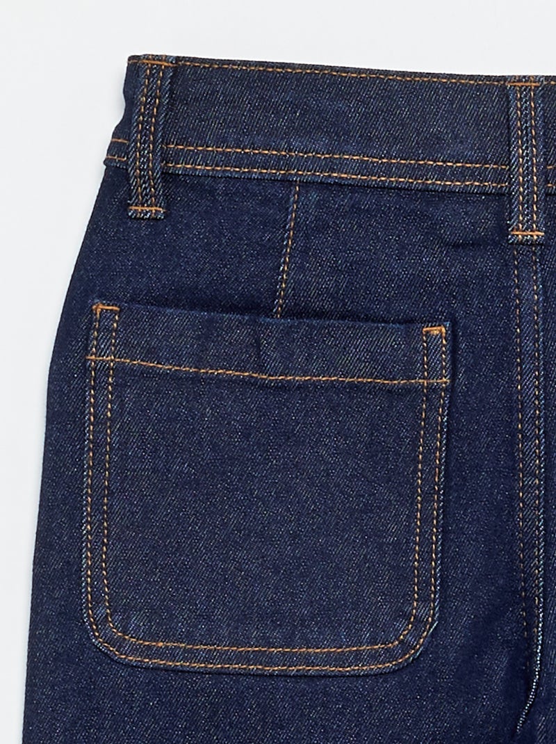 Pantalone wide leg fit / taglio ampio Blu - Kiabi
