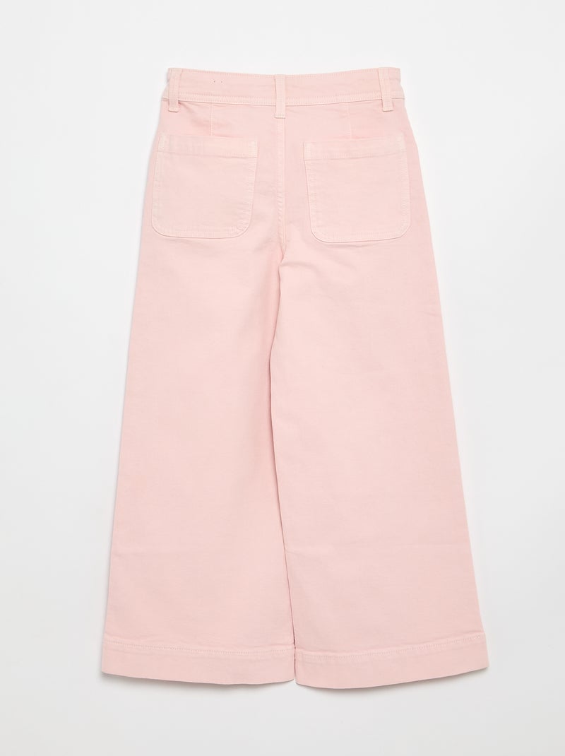 Pantalone wide leg fit / taglio ampio Rosa - Kiabi