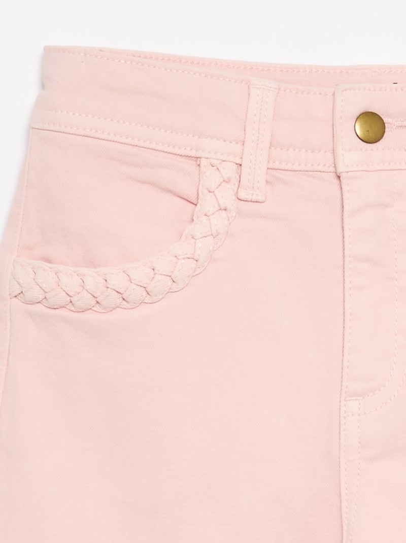 Pantalone wide leg fit / taglio ampio Rosa - Kiabi
