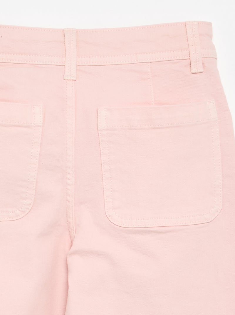 Pantalone wide leg fit / taglio ampio Rosa - Kiabi