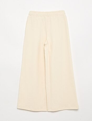Pantalone wide leg tinta unita
