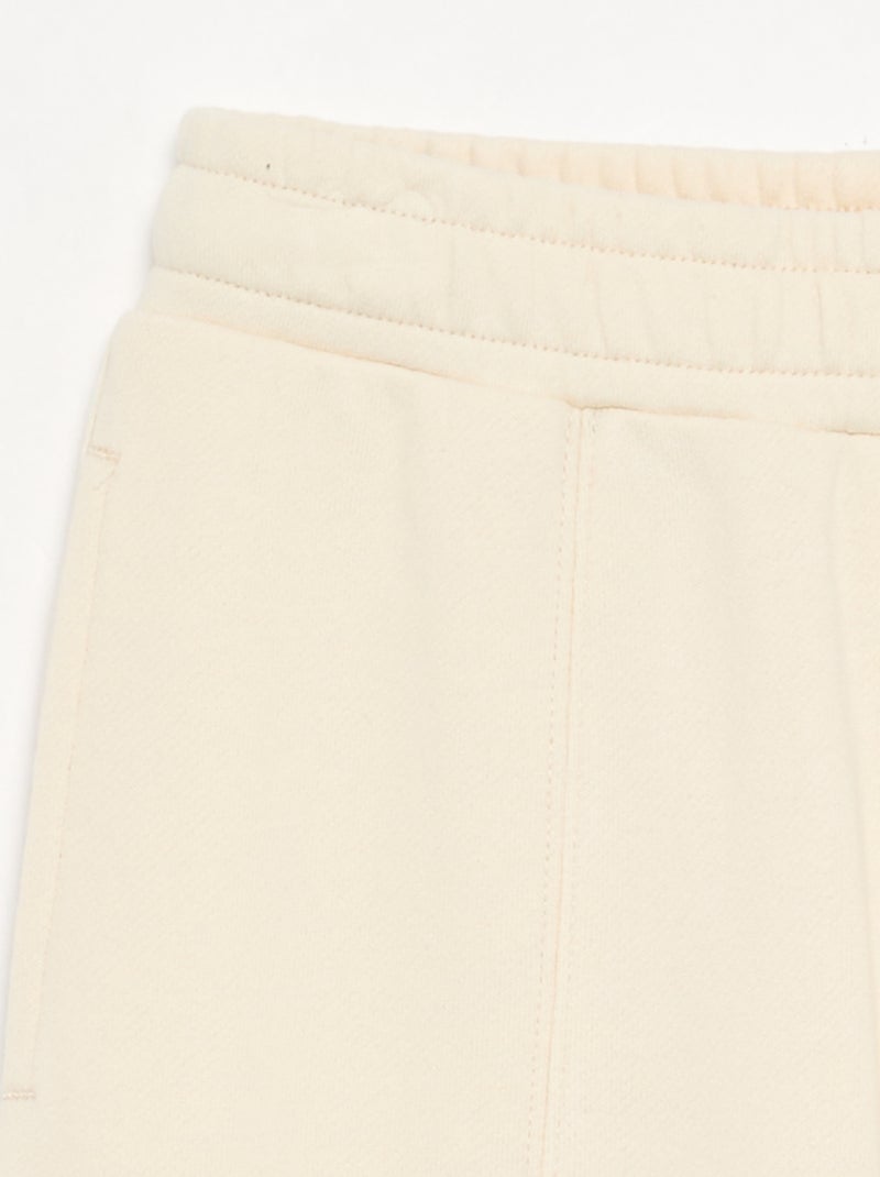 Pantalone wide leg tinta unita Bianco Ecru - Kiabi