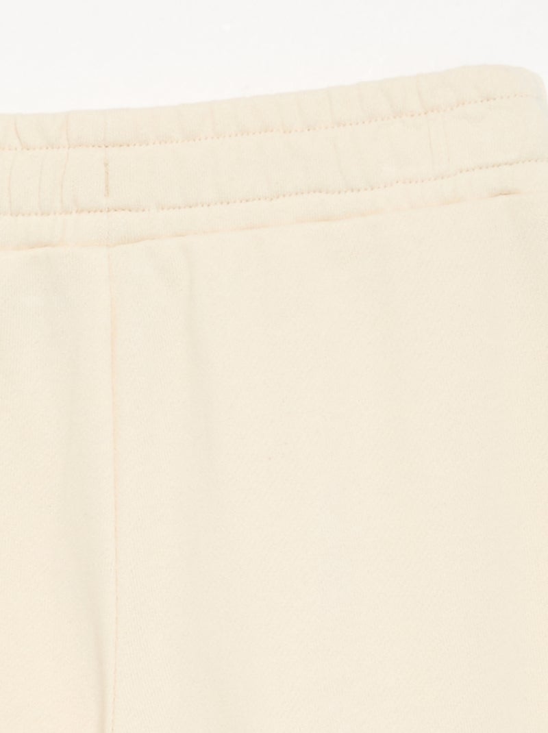 Pantalone wide leg tinta unita Bianco Ecru - Kiabi