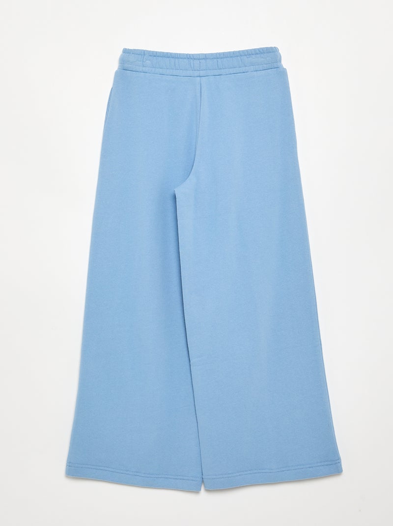 Pantalone wide leg tinta unita Blu - Kiabi