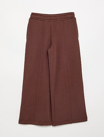 Pantalone wide leg tinta unita
