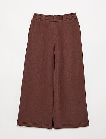Pantalone wide leg tinta unita