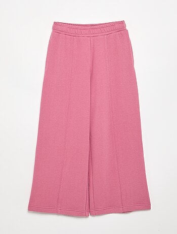 Pantalone wide leg tinta unita