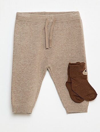PantaloneBasic in maglia + calzini - 2 pezzi