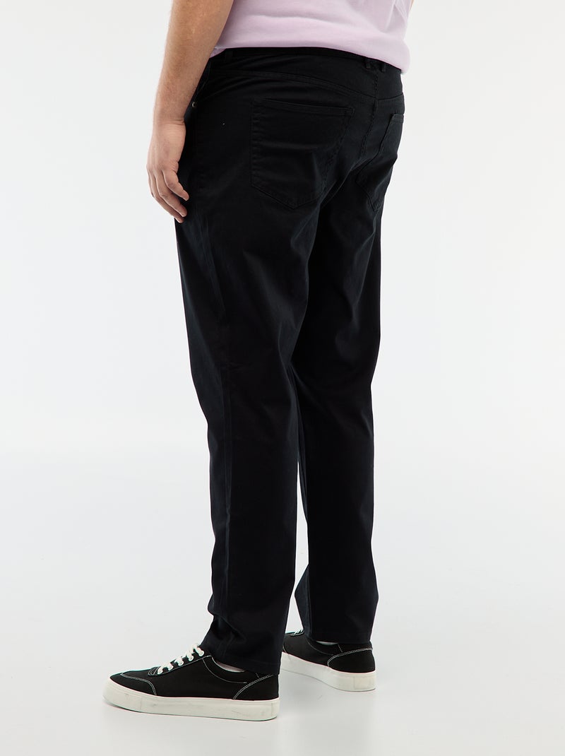 Pantaloni 5 tasche fitted L34 nero - Kiabi
