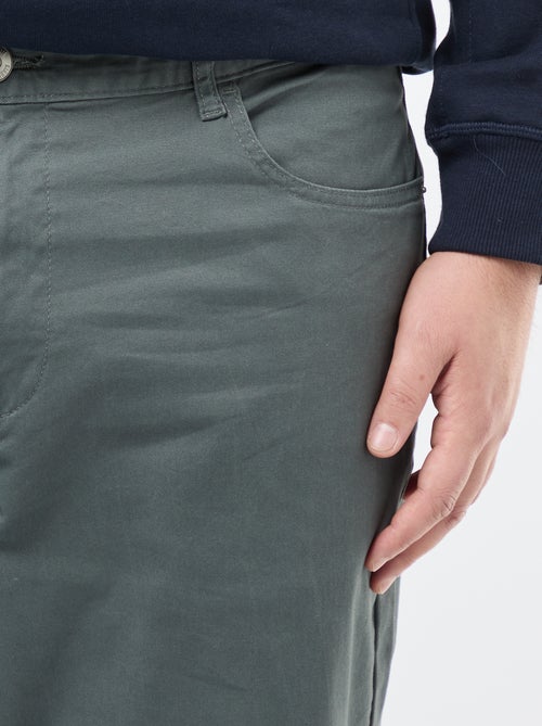 Pantaloni 5 tasche fitted L34 - Kiabi