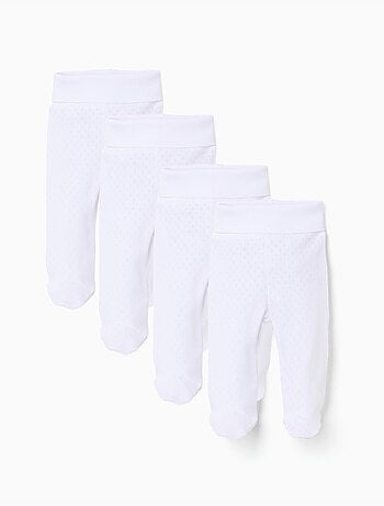 Pantaloni a 4 piedini in cotone brushed