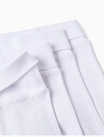 Pantaloni a 4 piedini in cotone brushed