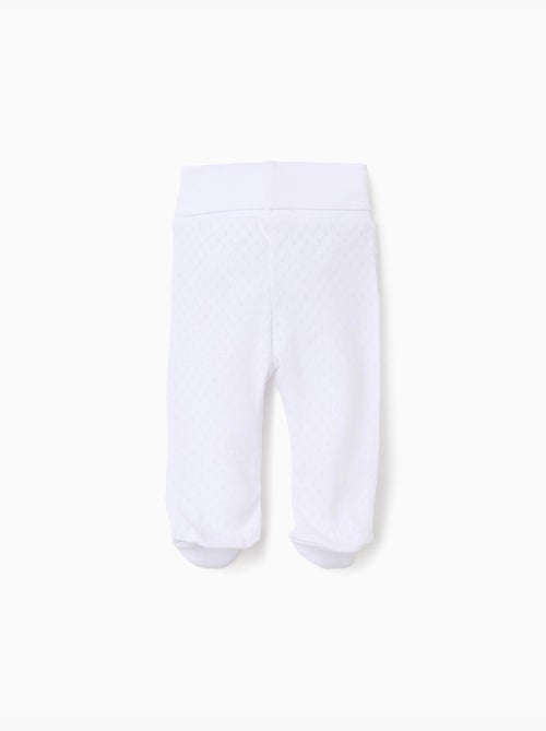 Pantaloni a 4 piedini in cotone brushed - Kiabi