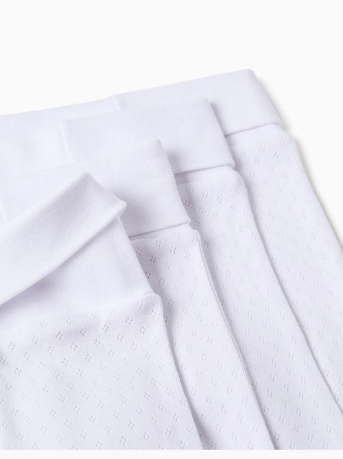 Pantaloni a 4 piedini in cotone brushed - Kiabi