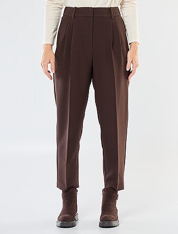 Pantaloni carota fluidi