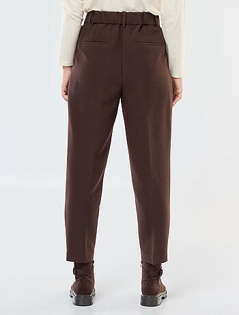 Pantaloni carota fluidi