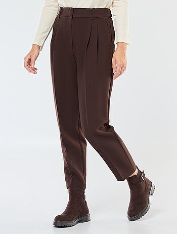 Pantaloni carota fluidi