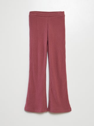 Pantaloni a coste flare/bootcut