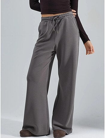 Pantaloni a costine con coulisse in vita busem