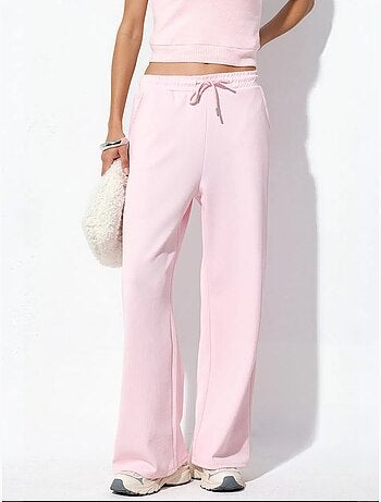 Pantaloni a costine con coulisse in vita busem