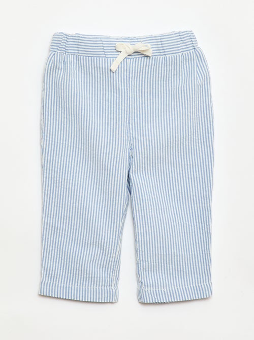 Pantaloni a costine con vita elasticizzata - Kiabi
