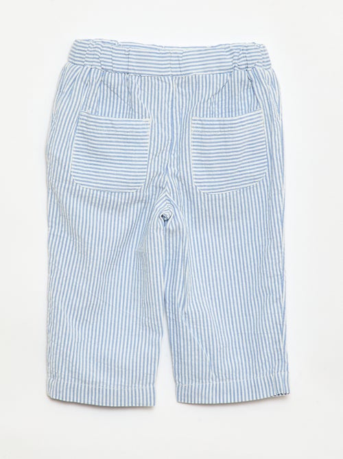 Pantaloni a costine con vita elasticizzata - Kiabi