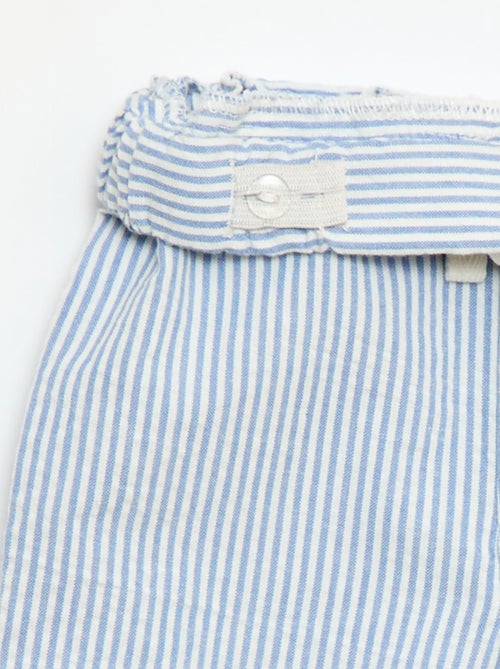 Pantaloni a costine con vita elasticizzata - Kiabi