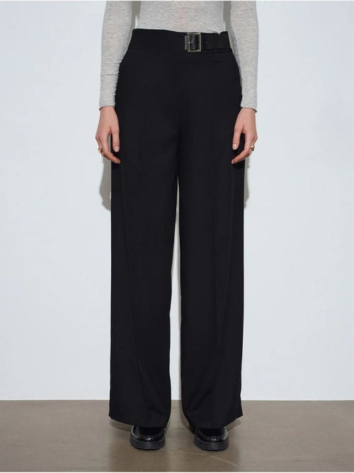 Pantaloni a gamba ampia con cintura dilvin - Kiabi Pantaloni a gamba ampia con cintura dilvin - Kiabi