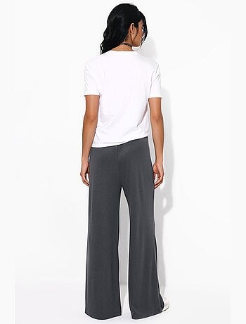 Pantaloni a gamba ampia con coulisse busem