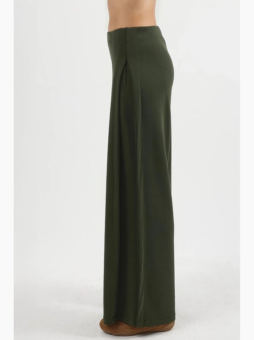 Pantaloni a gamba ampia con pieghe busem - Kiabi Pantaloni a gamba ampia con pieghe busem - Kiabi