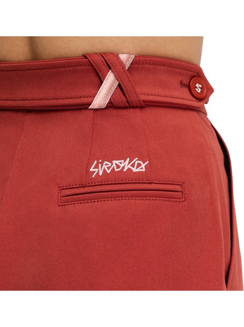 Pantaloni a gamba ampia con pieghe da donna donna aker-w cherry - Kiabi Pantaloni a gamba ampia con pieghe da donna donna aker-w cherry - Kiabi